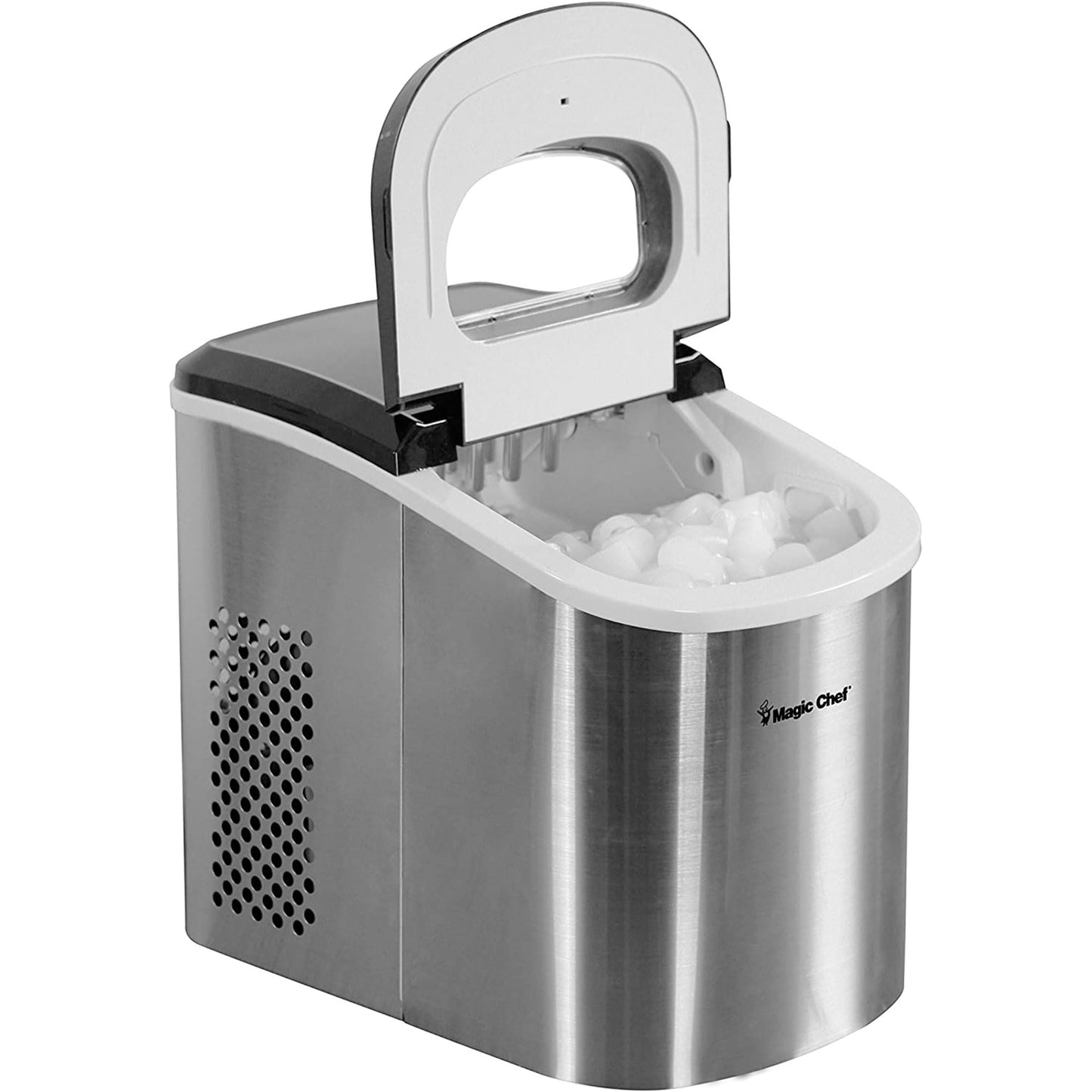 Magic Chef MCIM22ST 27 lb Ice Maker Stainless Steel