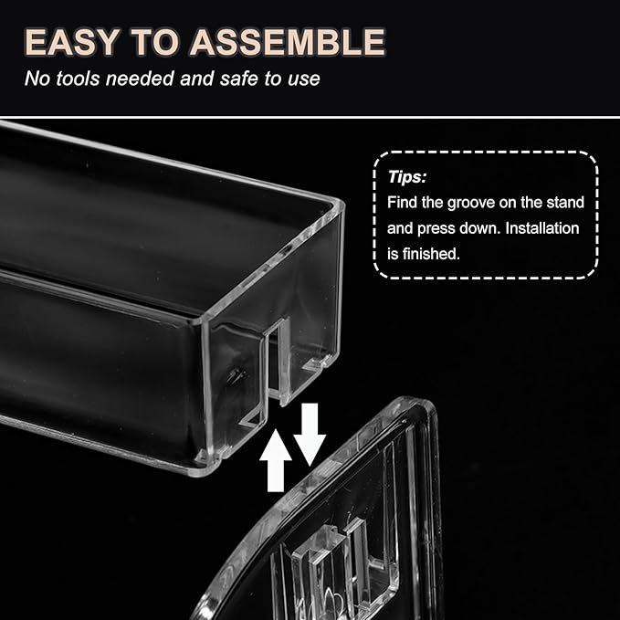 Nail Polish Organizer Clear Acrylic Eyeglasses Display Holder Essential Oil Storage Rack Makeup Stand Tray - 3 Layer