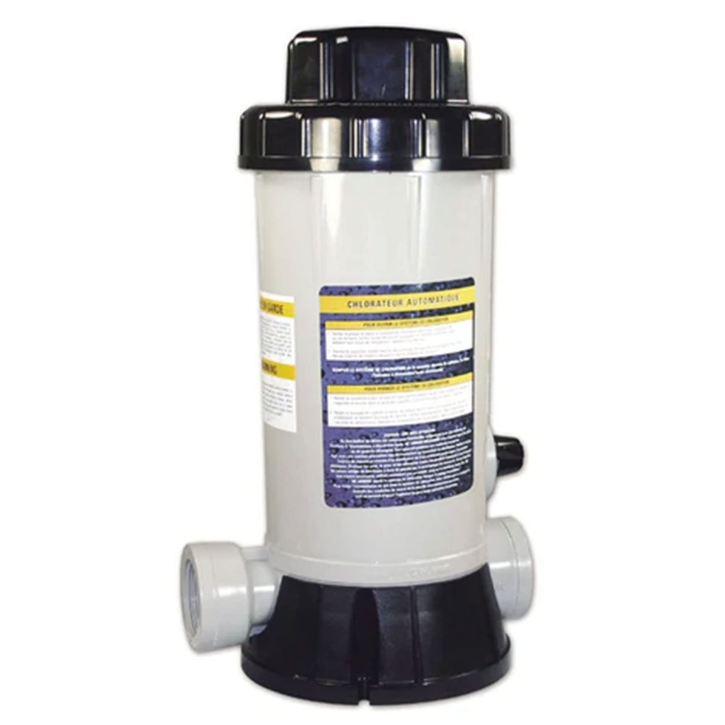 HYDROTOOLS By SWIMLINE 87502 Premium In-Line Automatic Chlorine Feeder Chlorinator Adjustable Output 9.0 Lbs Capacity | Universal Compatibility | Above Ground & Inground Swimming Pool Bromine Install
