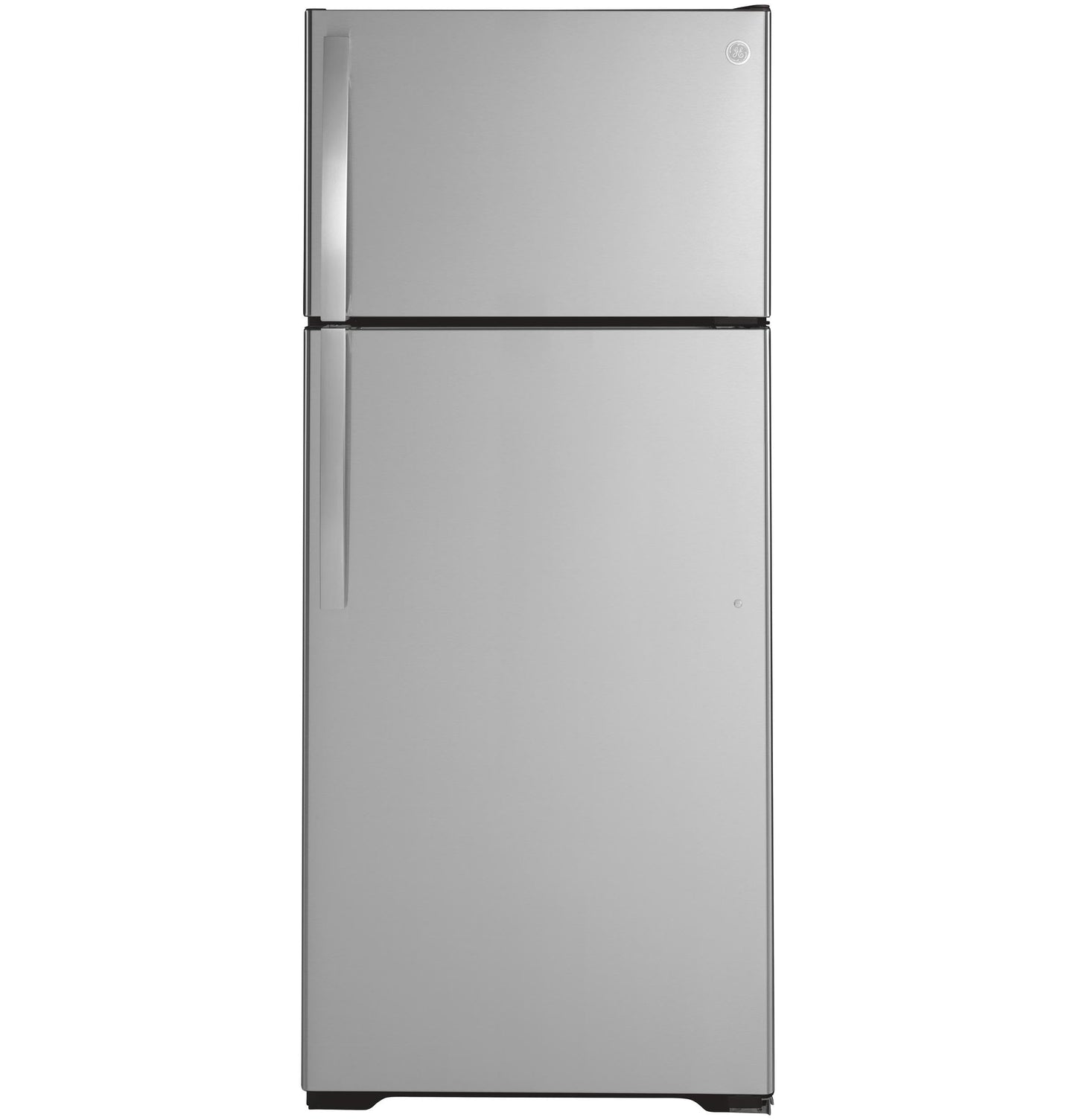 GE 17.5 Cu. Ft. Top Freezer Refrigerator in Fingerprint Resistant Stainless Steel