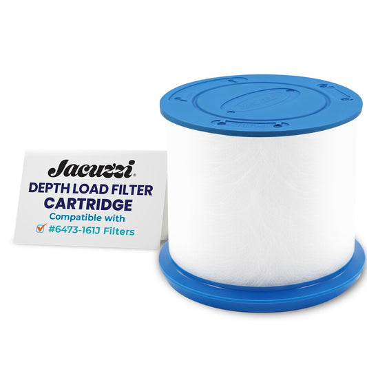 Jacuzzi ProClarity Depth Load Filter 6473-161J, Replacement Spa Filter for Hot Tub, Fits 2012+ J-400 & J-500 Series and Select J-300 Models, Ultra-Fine Filtration for Clean & Crystal-Clear Water