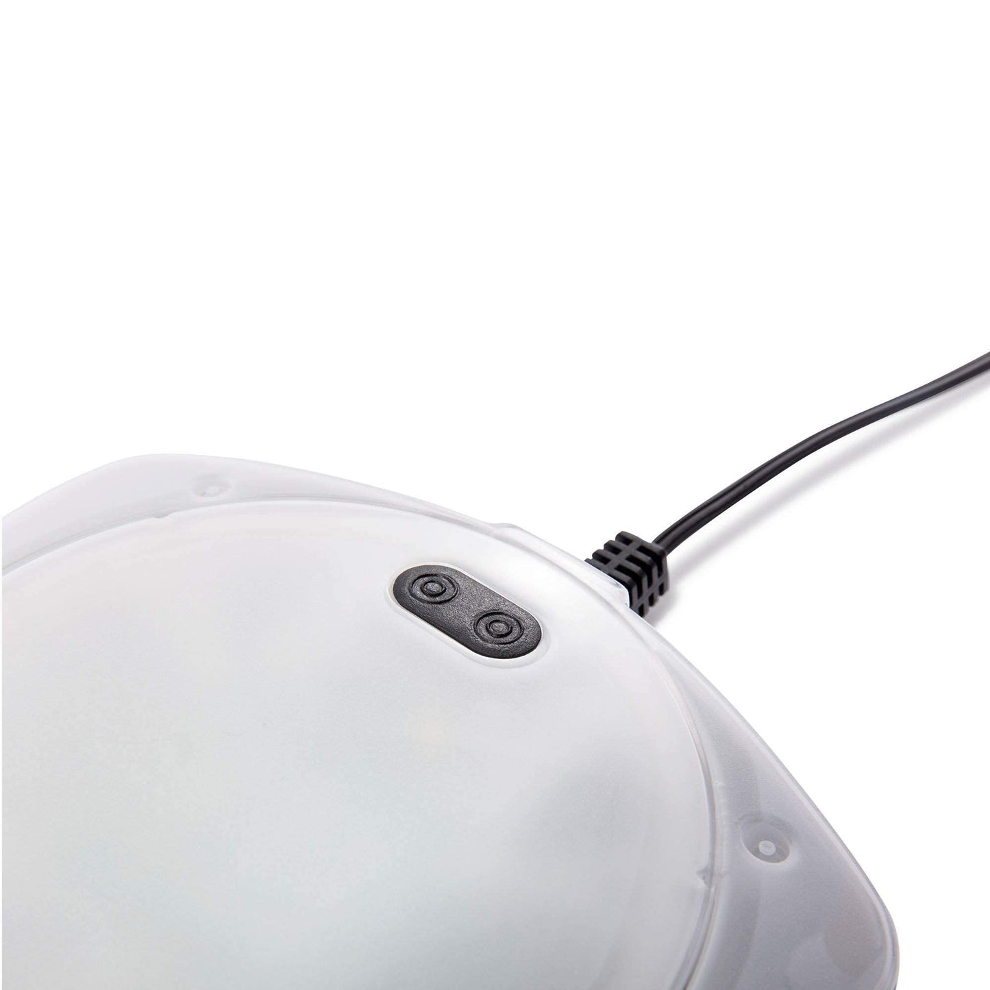 Intex Underwater LED Magnetic Above Ground Wall Pool Light with Magnetic Transmitter and 4 Different Color Options, Multicolor/White