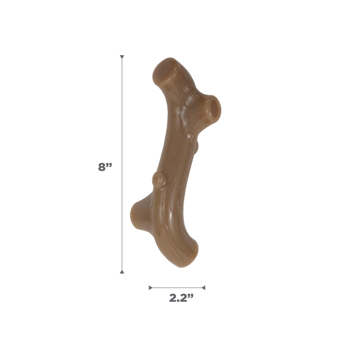 Petstages Liver Branch Stick Dog Chew Toy – Beef Liver Flavor, Stick Alternative, Durable Nylon Design, Large