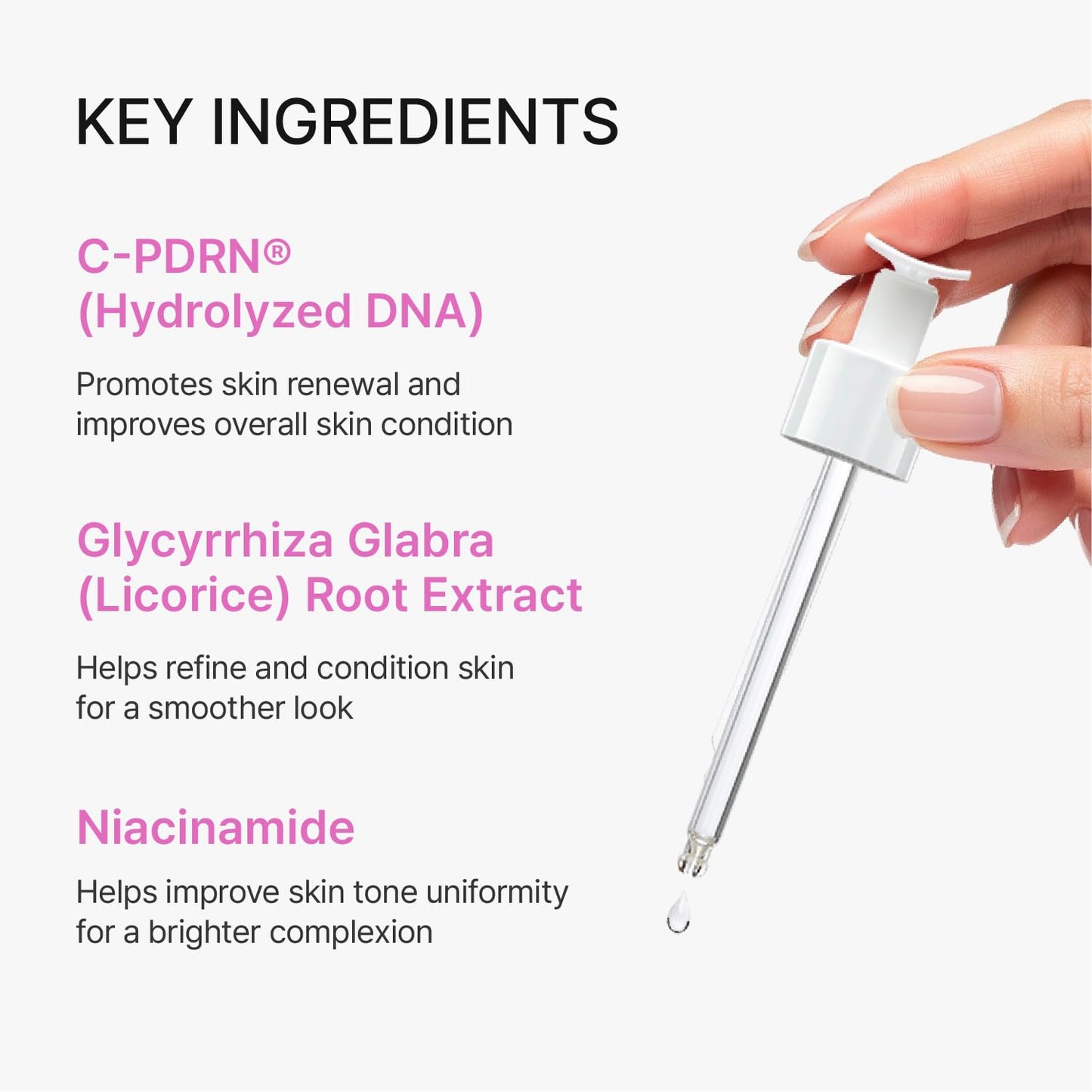 REJURAN® Triple Radiance Ampoule 30ml – DOT™ c-PDRN 0.5% Serum for Tone, Texture & Glow - Niacinamide & Licorice Extract for Even-Looking Skin