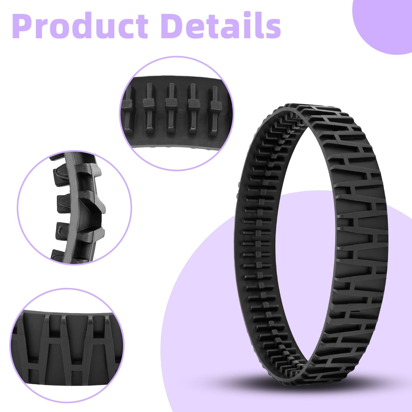 Apopip 2 Pcs Track V2 Compatible with Polaris MAXX Suction Side Pool Cleaner R0916500