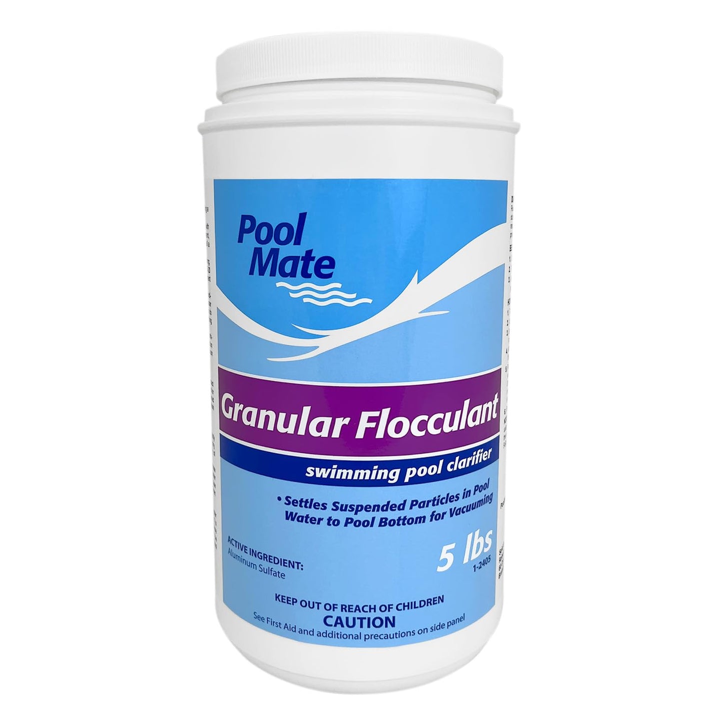 Pool Mate 5-Pounds 2-Pack Premium Granular Flocculant, Pool Clarifier, Made in USA