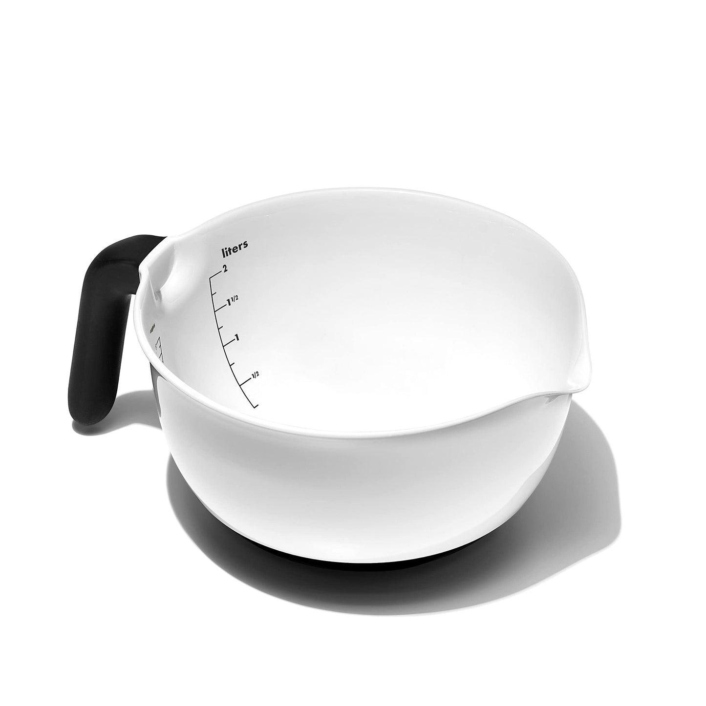 OXO Good Grips Precision Batter Dispenser & Good Grips 2QT Batter Mixing Bowl, White