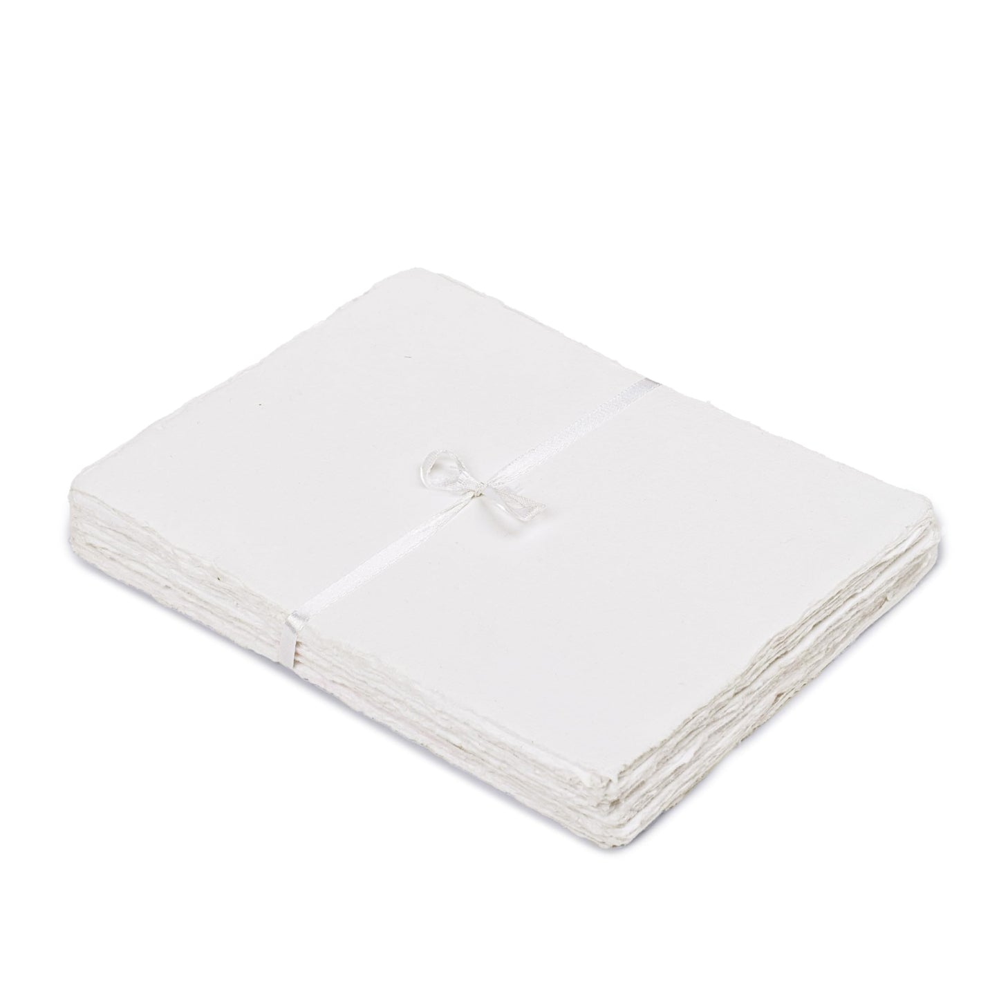 LEATHER VILLAGE Watercolor Paper - 12 X 16 inches, 50 Sheets - Mixed Media Watercolor Paper - 150 GSM Thick Deckle Edge Virgin Cotton Handmade Paper - Off White