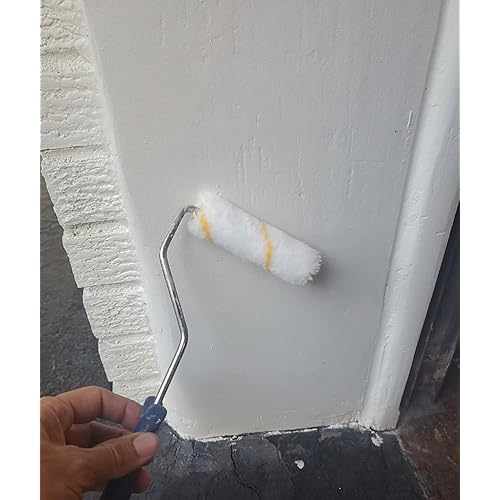 Edward Tools 4¡± Paint Roller Covers Refills Pack of 10 - Polyester and Acrylic for Smooth and Semi Smooth Surfaces - Paint Roller Cover Replacements with 1/2¡± Naps - for All Paints and Stains