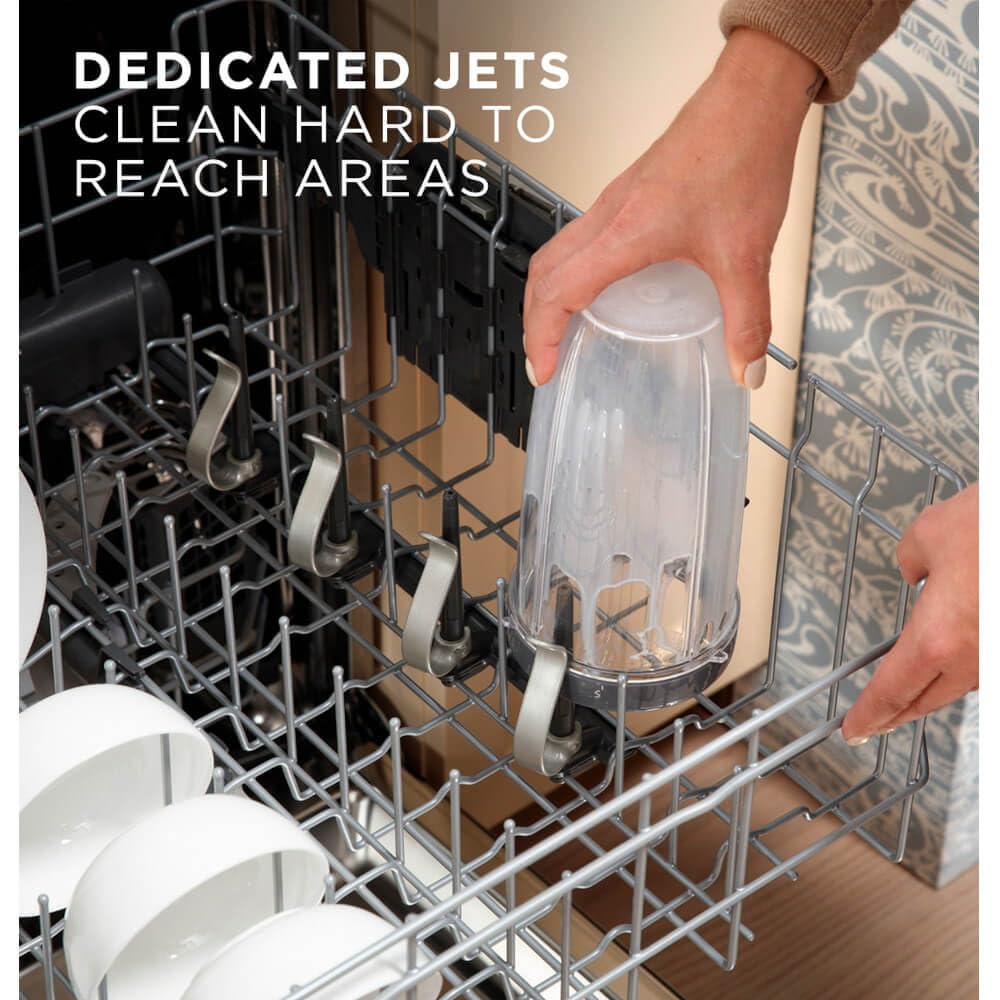 GE GDT650SYVFS 24 in. Top Control Built-in Tall Tub Dishwasher in Fingerprint Resistant Stainless with Dry Boost, 3rd Rack, and 47dBA
