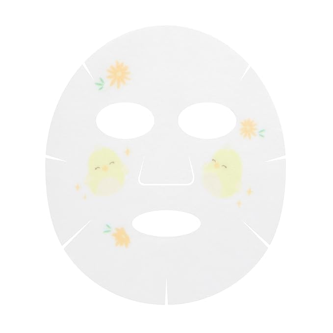 TONYMOLY x Squishmallows Aimee Easter Sheet Mask – Vitamin C & Lemon Brightening Facial Mask for Dull Skin, Hydrating K-Beauty Treatment, Easter Basket Stuffer for Teens, Girls & Spring Self-Care