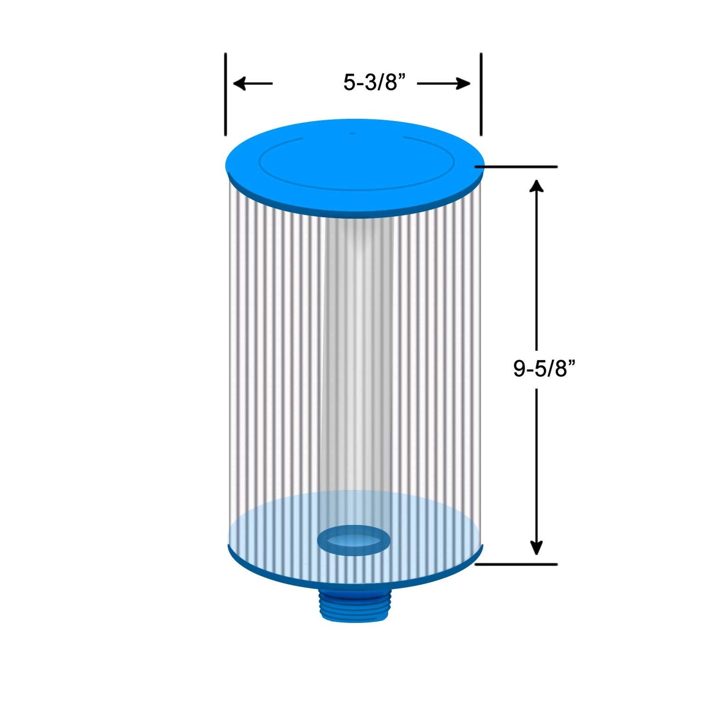 Clarathon 2 Replacement Filters for Lifesmart, Freeflow, AquaTerra, Hydromaster, Grandmaster, Simplicity, Bermuda Spas - 50SF [2-Pack]