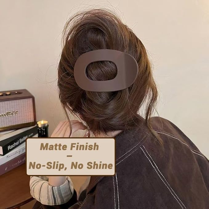 Duckbill Hair Clips for Women, Simple Elegant flat hair clips for Thick Thin Long Short Hairs (6Pcs,Mix-A)