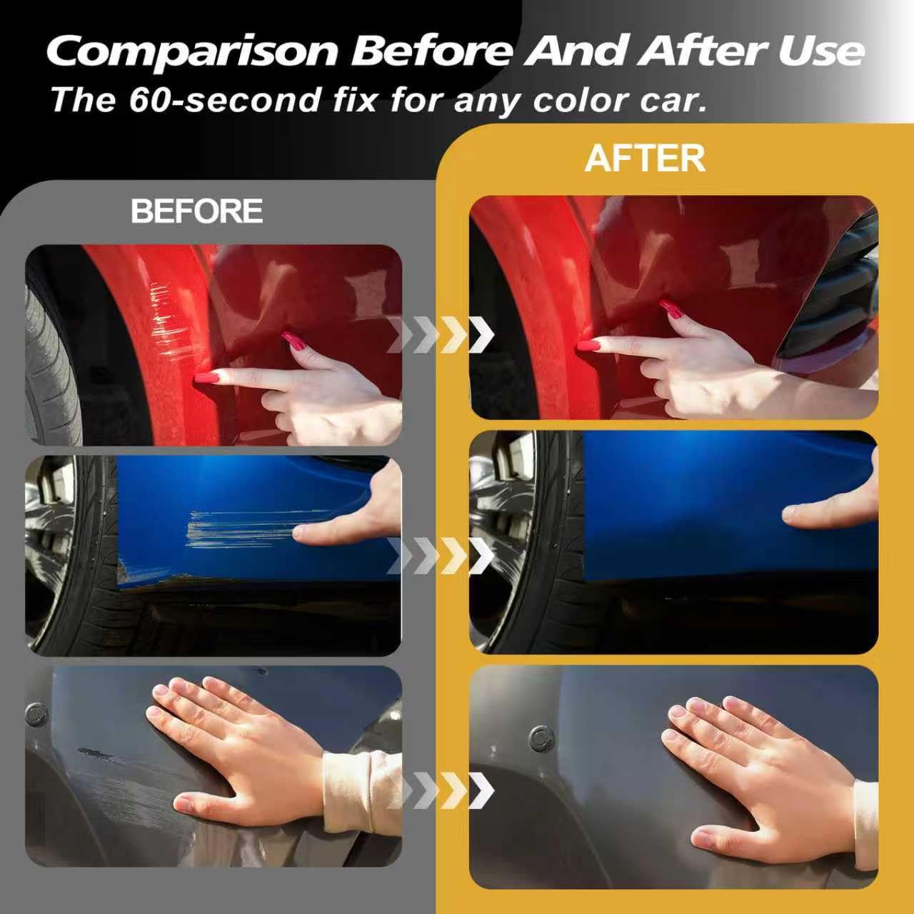 2026 New Upgraded Erase Car Scratch Remover for Deep Scratches, Car Paint Scratch Remover for Vehicles, Car Scratch Repair Kit (1)