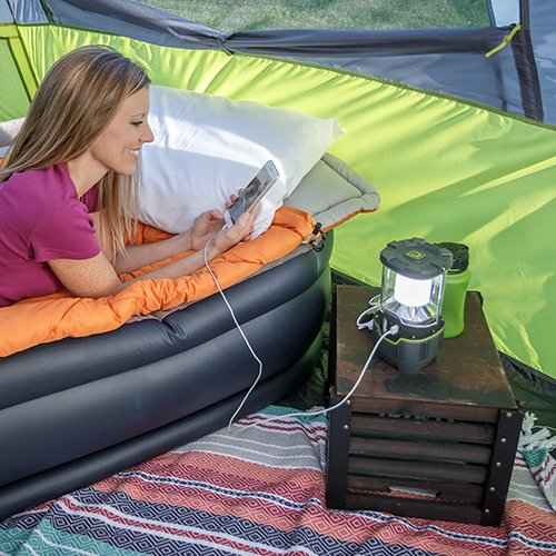 CORE 1000 Lumen CREE LED Rechargeable Camping Emergency Lantern, Lithium Ion Batteries, Charges Cell Phones