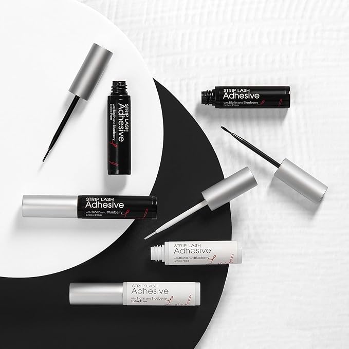 KISS Lash Couture, Lash_Glue, Super Strong Strip Adhesive, Black, Includes Lash Adhesive, Long Lasting Wear, Can Be Used with Strip Lashes and Clusters (Pack of 2)