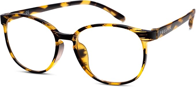 Prospek Blue Light Glasses Reading for Men and Women, For Computer Use, Blue Light Protection, Clear Lens 0 to +3.0 Diopters