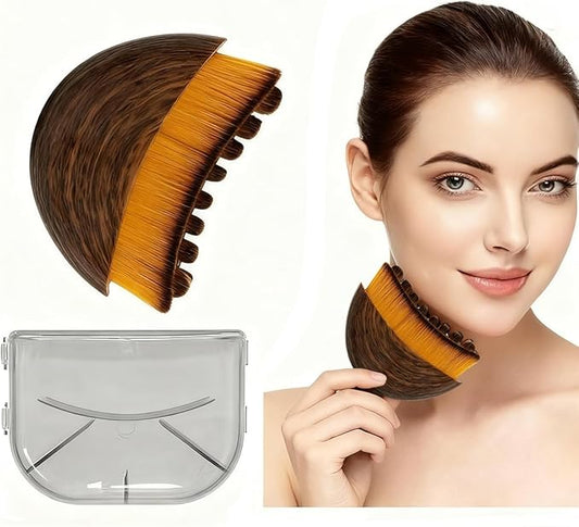 1PCS Lymphatic Contour Face Brush, Lymphatic Drainage Brush, Dry Brushing Face Brush, Lymphatic Drainage Massager for Face, Designed for The Face Gentle Enough for Daily Use