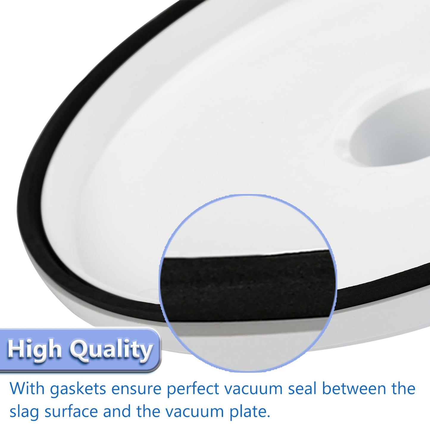 SP1106 Pool Skimmer Vacuum Plate Compatible with Hayward Swimming Pools Skimmers SP1082 1084 1085 1075, Pool Vacuum Skimmer Adapter Cover for Skim Vac Plate In-Ground Pools Skimmers Replacement Parts