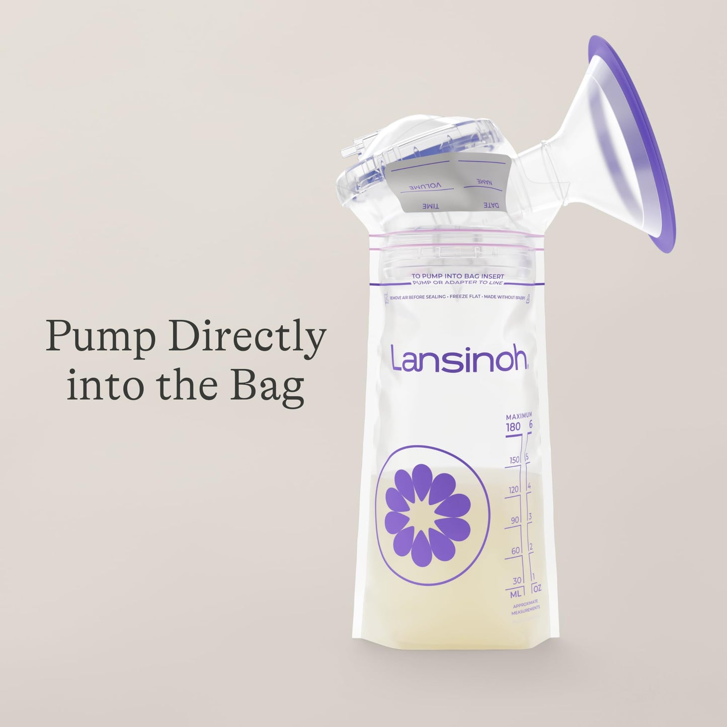 Lansinoh Breastmilk Storage Bags, 150 Count, Baby Essentials, Fast Freeze & Thaw Breast Milk Bags for Baby Bottle Feeding, Superior Strength & Stretch, 6 Ounce