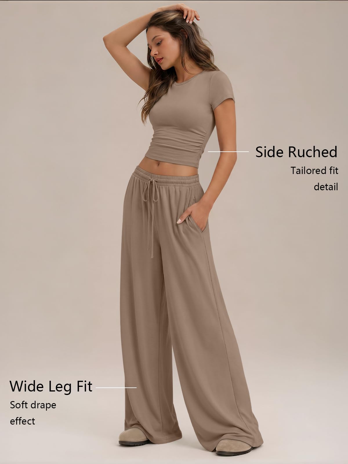 Trendy Queen Womens Plus Size 2 Two Piece Set 2026 Summer Workout Beach Vacation Cruise Gym Clothes Spring Fashion Lounge Matching Comfy Airport Travel Outfit Fitness Athleisure‌ Clothing