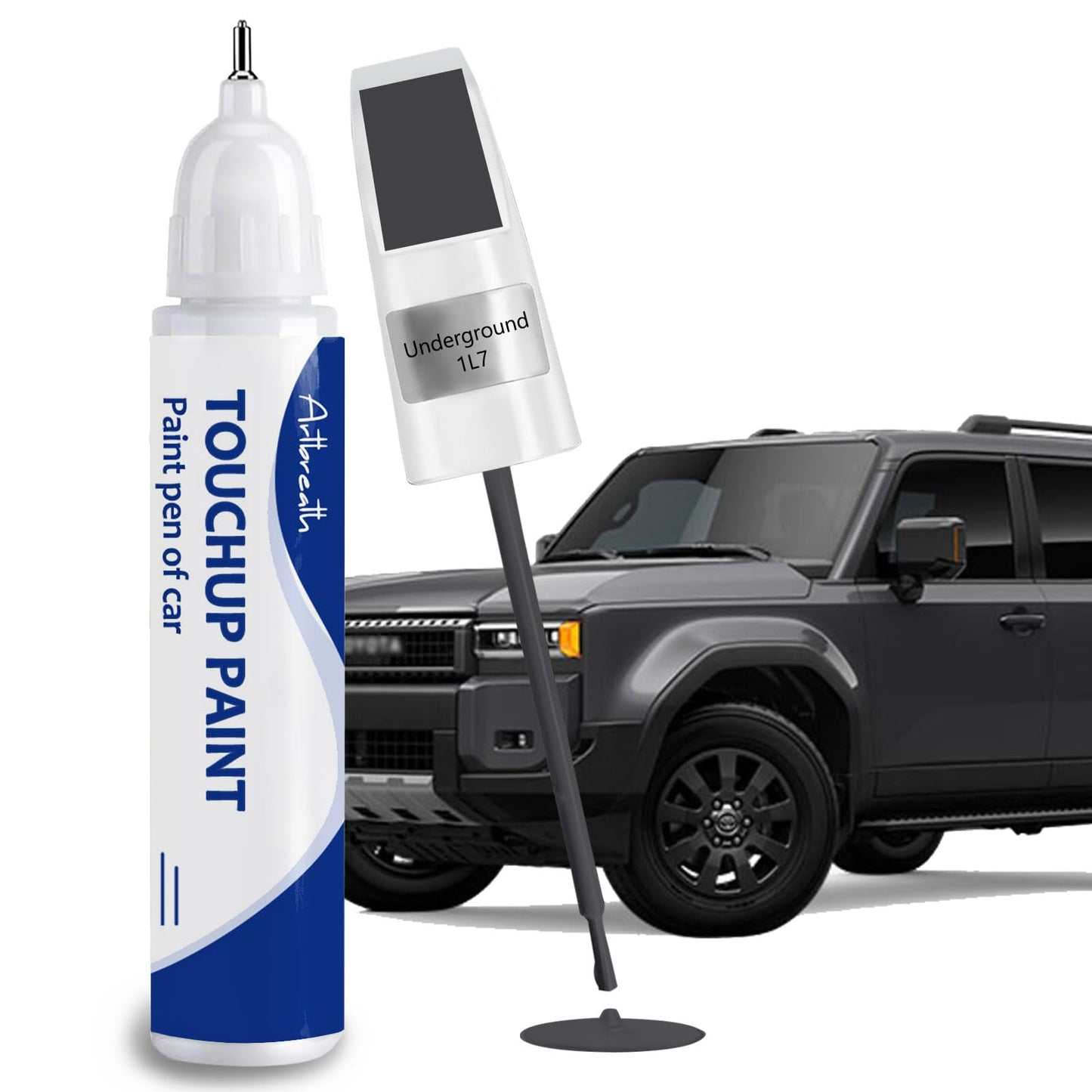 Underground(1L7) Touch Up Paint for Toyota-Exact Match–Chips and Nicks Car Paint Scratch Repair Kit Automotive Paint Pen for Avalon/RAV4/Camry/Corolla/Highlander/Prius/Sequoia/Sienna/Tacoma