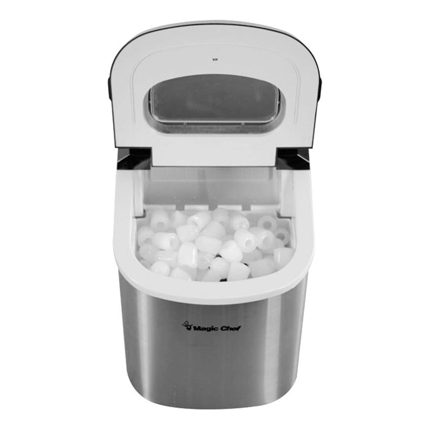 Magic Chef MCIM22ST 27 lb Ice Maker Stainless Steel