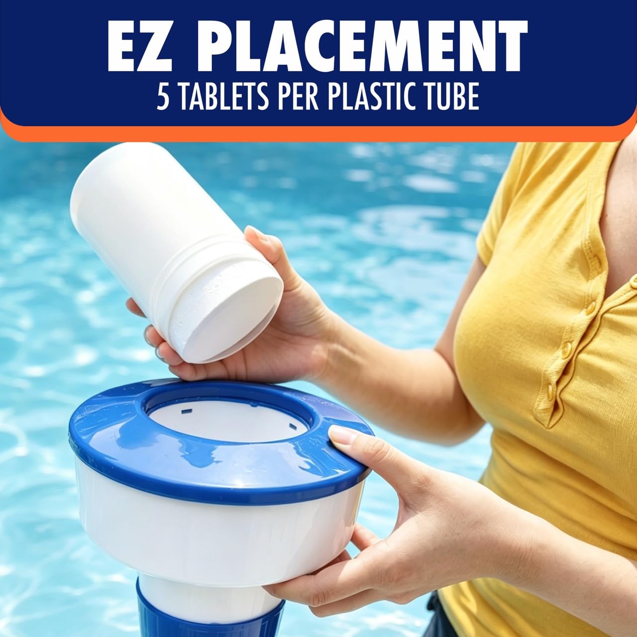 Chlorine Tablets 3 inch 48 lbs Stabilizer for Swimming Pool Chlorine tabs G.W. 50 lbs