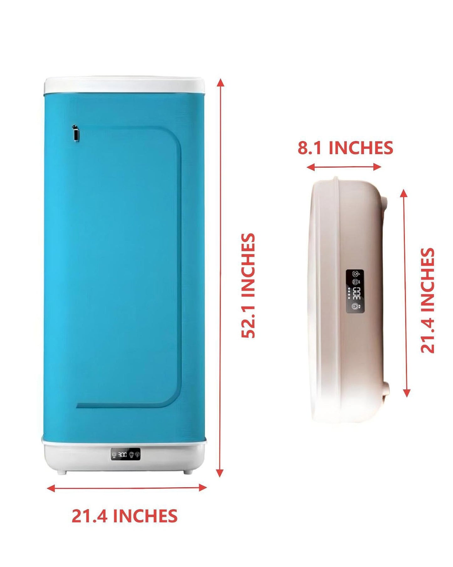 Aptovpvp Portable Dryer, Dry Clothes Machine，Mini Clothes Care Machine With Remote Control, Fast/Easy To Use/Small, Suitable For Small Spaces, Apartments, Rvs And Dormitories