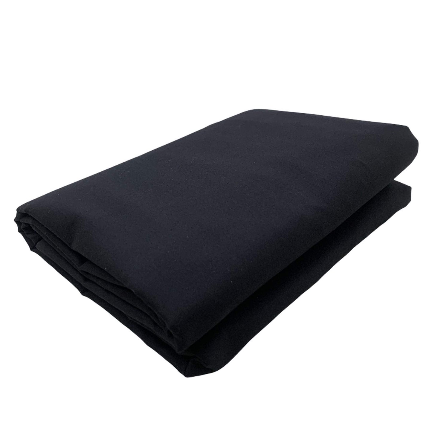 AK TRADING CO. Muslin Fabric/Textile - Draping Fabric - Black 10 Yards Medium Weight - 100% Cotton (60in. Wide)