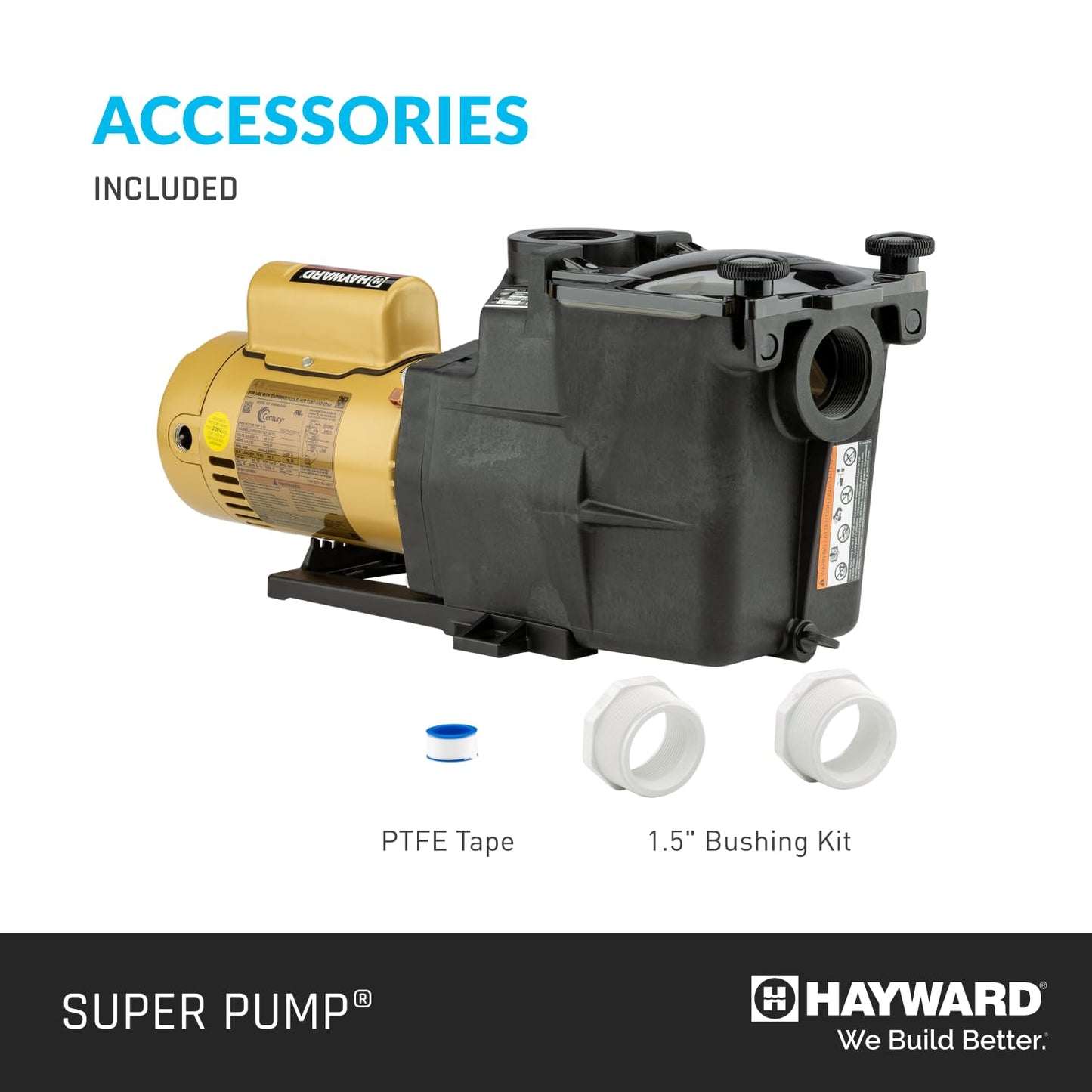 Hayward W3SP2607X10 Super Pump 1 HP Inground Pool Pump