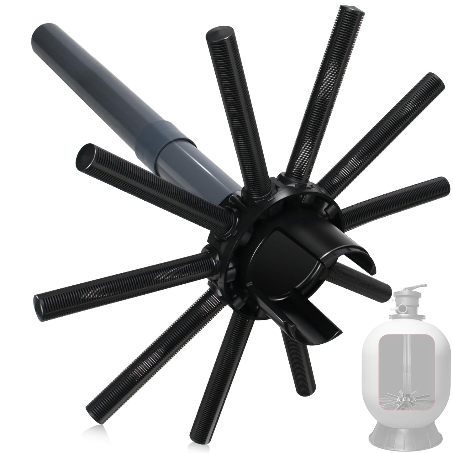 Rugam SX210DA Pool Lateral Assembly with Center Pipe Replacement for Hayward Pro Series Sand Filter and Automatic Skimmers S180T S210T S220T S230T S270T SP1091ES SP10852OM SP10841R SP1097 SP1411