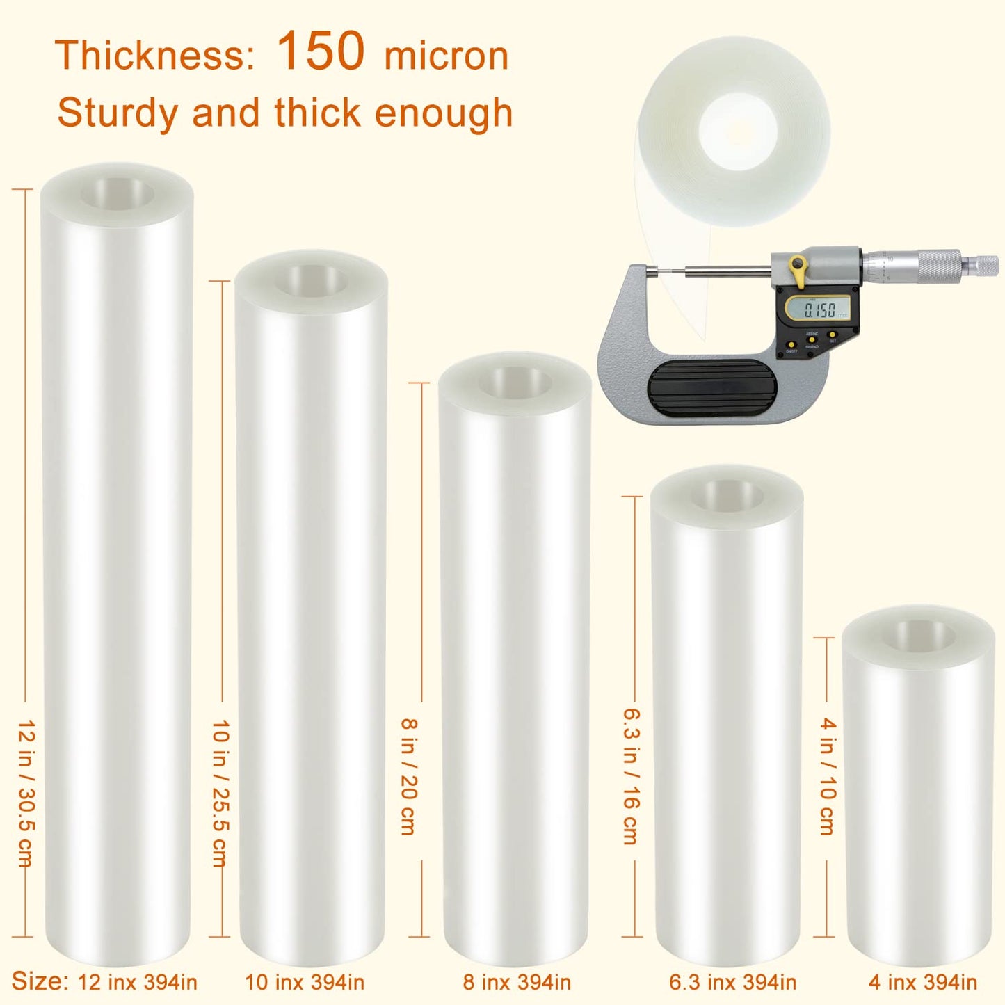 Cake Collars 10 x 394inch (5.9 mil thick) Transparent Acetate Sheets Rolls for Baking Surrounding Edge Decorating