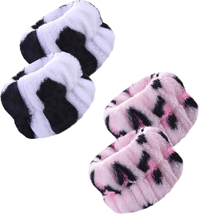 2 Pairs Wrist Washband for Women Washing Face, Wrist Spa Washband Absorbent Wristbands, Prevent Liquids from Spilling Down Your Arms