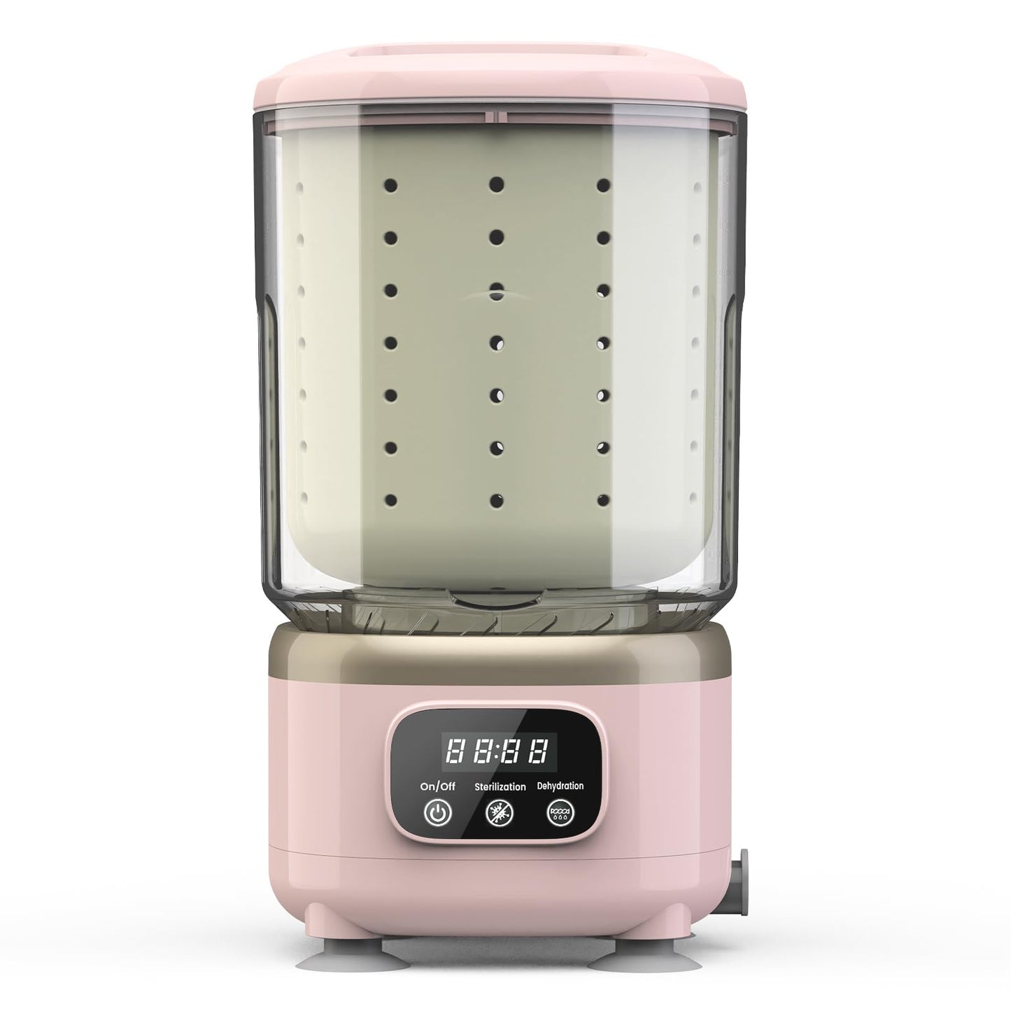 Pink Mini Underwear Washing Machine, All-in-1 Women's Day Rechargeable Portable Mini Washer Machine with 2L Cup Capacity for Bra Underwear Socks Home Hotel Apartment RV Travel.