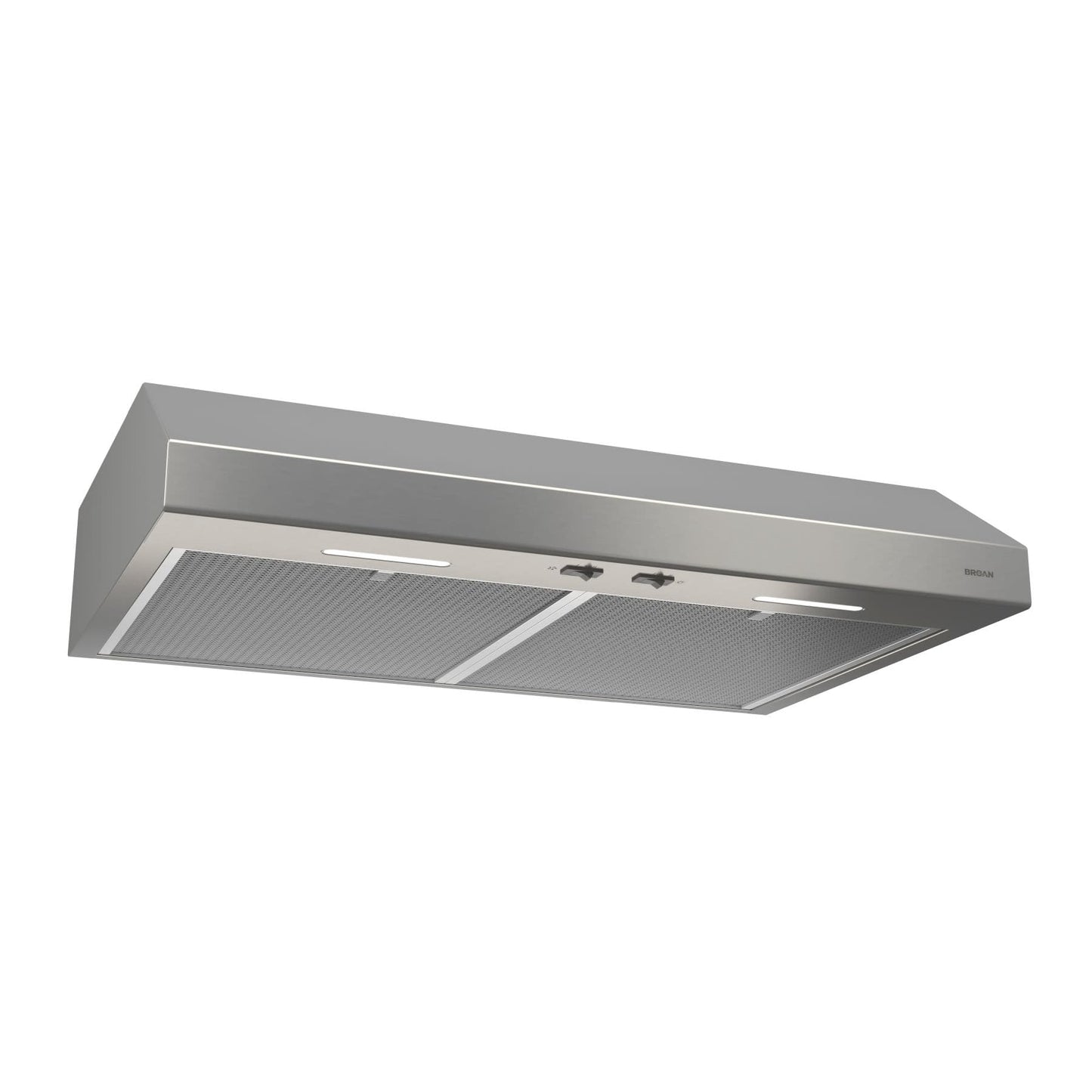 Broan-NuTone BCSEK124SS ENERGY STAR Certified Glacier Series 24" Stainless Steel Under-Cabinet, 300 Max Blower CFM, 1.5 Sones Range Hood