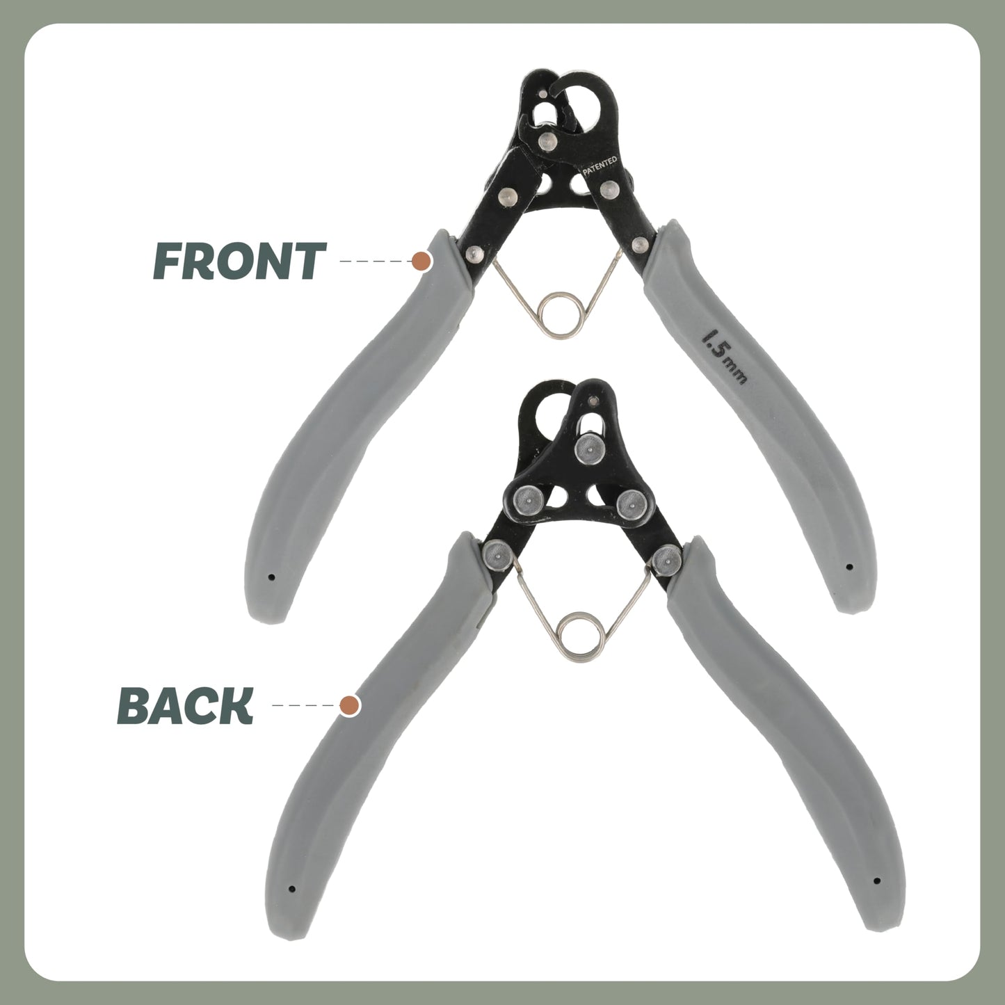 The Beadsmith Original One Step Looper – Create and Trim Consistent 1.5 mm Loops for Jewelry Making, Use With 24-18g Craft Wire (Patented)