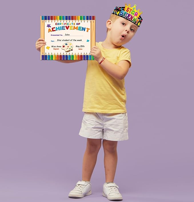 WaaHome Paper Crown Hats