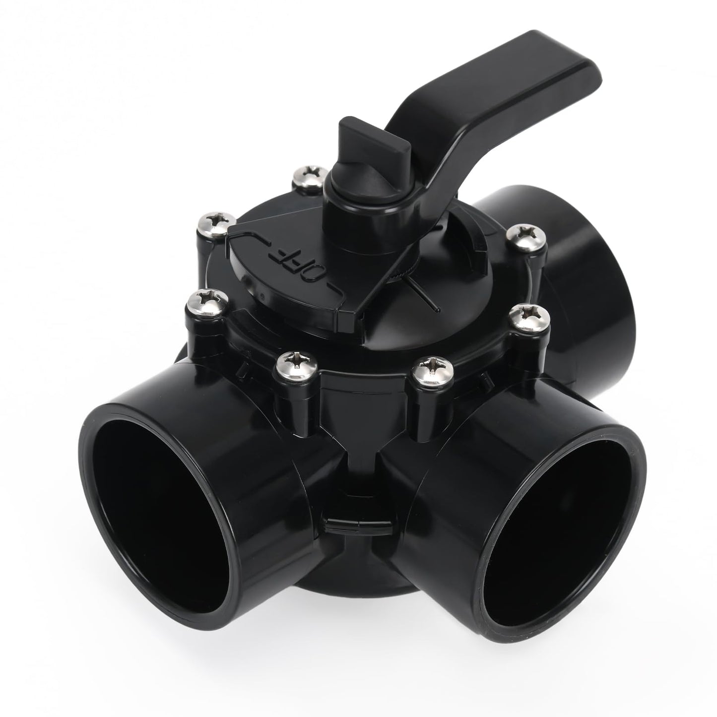 4717 3 Port 2 to 2-1/2-Inch Positive Seal NeverLube Valve Compatible with Jandy, 3 Way Diverter Valve Suitable for Ground Pool, Tub & Spa System