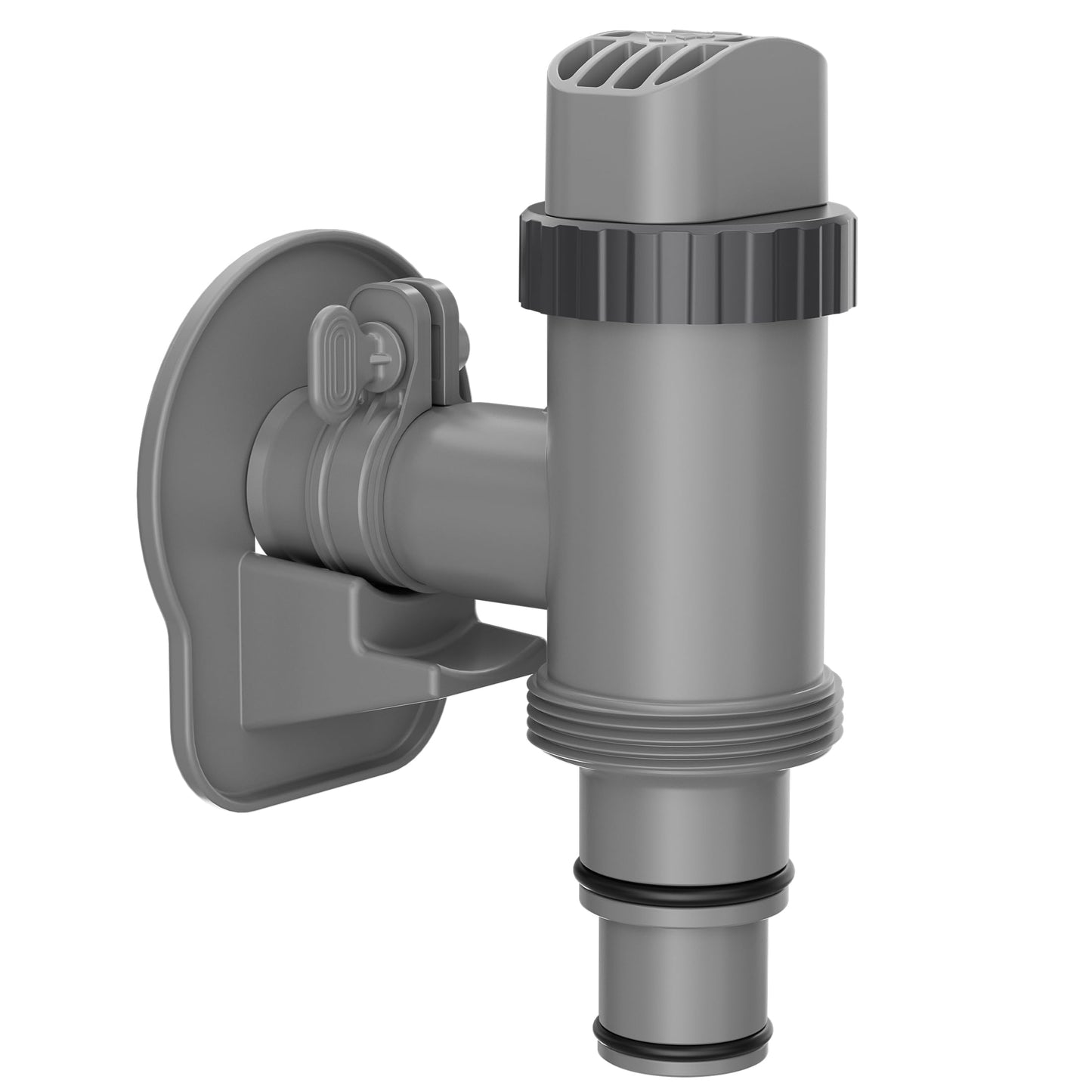 SHAPON Above Ground Swimming Pool Plunger Valve & Swimming Pool Pipe Holder Set- Replacement Pool Accessories Compatible with Intex Pools