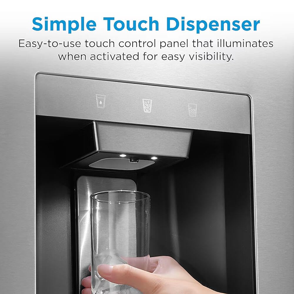 Midea MRF29D6AST 29.3 Cu. Ft. Stainless 3-Door French Door Smart Refrigerator