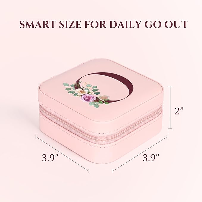 Easter Basket Stuffers for Teens Essentials, Valentines Day Christmas Stocking Stuffers for Women Teen Girl Gifts Trendy Stuff Travel Jewelry Box Case Organizer Personalized Birthday Gifts