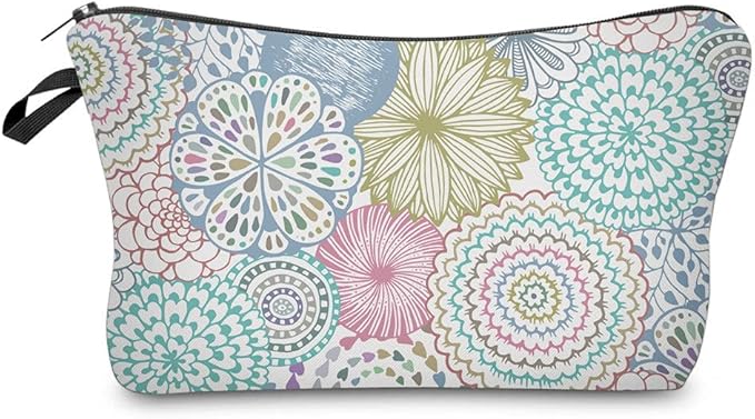 Deanfun Cosmetic Bag for Women Waterproof Cute Fashion Purse Makeup Bags Roomy Travel Toiletry Bag Accessories Organizer Gifts(51561)