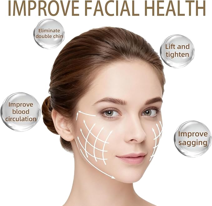 New Lymphatic Contour Face Brush, Dry Brushing Face Brush, Massager for Face, Chin & Jawline Sculpting, Ergonomically Designed to Fit The Skin Precisely and Relieve Fatigue (1pcs)