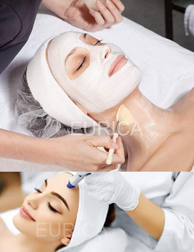 EUICAE Spa Headband, 6 Pack White - Non-slip Stretchable Washable Makeup Headband for Face Wash Facial Treatment, Fits All, Workout, Yoga, Gym, Salon, Home Use