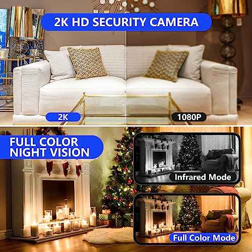 Light Bulb Camera 2 Pack,5g Dual Band Bulb Camera,WiFi 6 Light Bulb Camera Pack of 2, 2.4G/5G WiFi Light Bulb Camera, Home Secuirty Socket Camera,360 Degree Panoramic Camera 2pcs