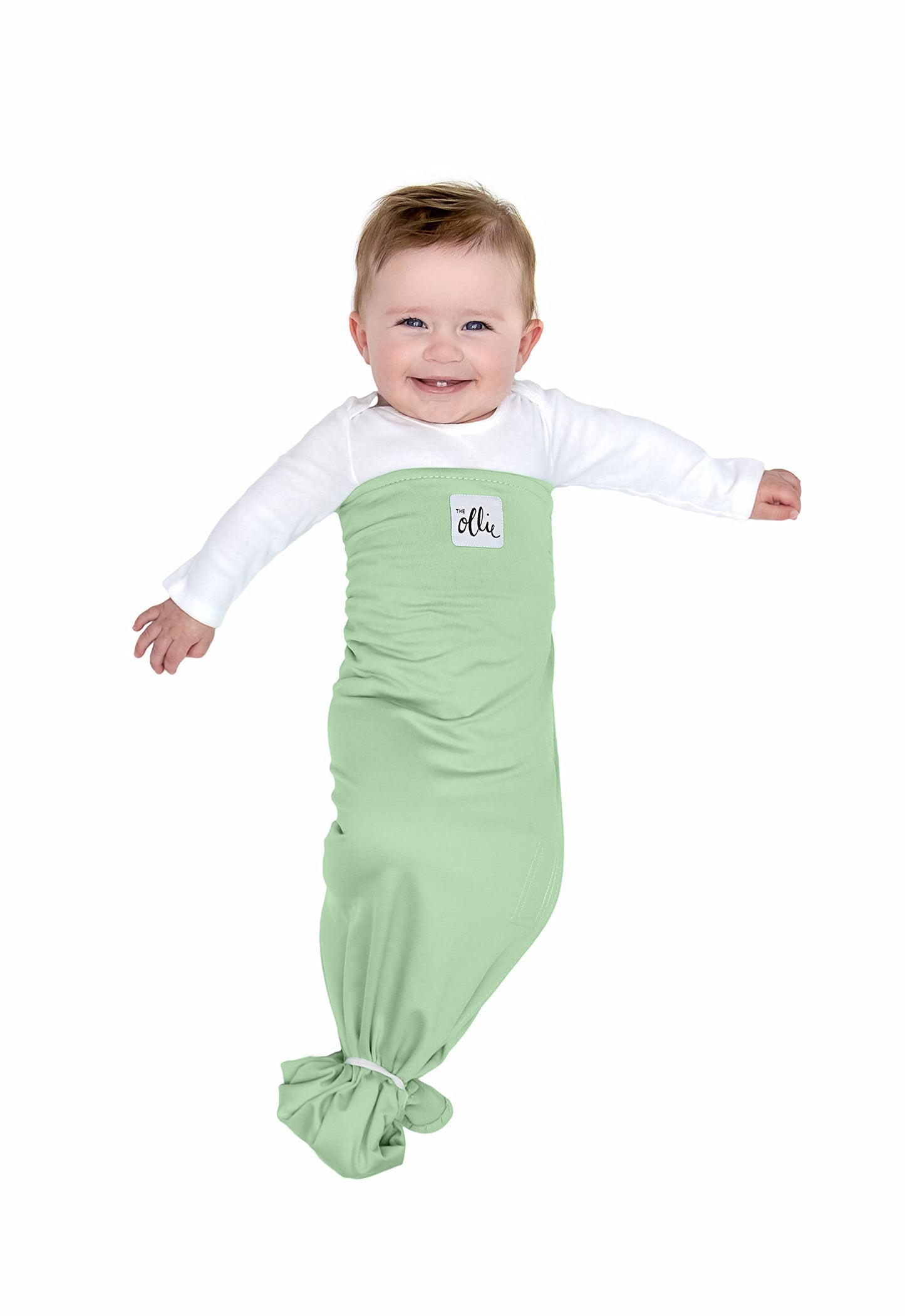 The Ollie Swaddle – Adjustable Baby Swaddle for Newborns | Pediatrician-Approved for Safe Sleep | Easy Closure | Arms-Out | Lightweight, Machine-Washable | Easy Diaper Access
