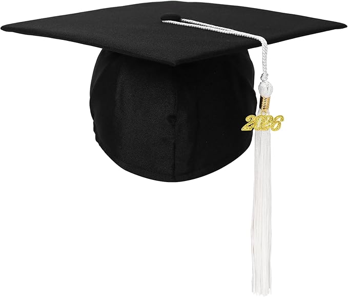 Newrara Graduation Unisex Matte Adult Graduation Cap with Tassel