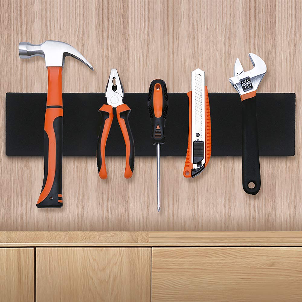 NISUOIEN Strips with Adhesive - 30 Sets Strong Sticky Double Sided Tape with Hook and Loop - 2 x 4 Inch