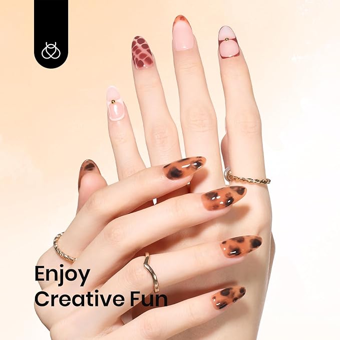 Beetles Blooming Gel: 2 Pcs 15ml Clear Uv Led Blooming Gel Nail Polish for Spreading Effect Blossom Marble Natural Stone Watercolor Floral Print Soak off Nail Diy Design